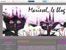Tablet Screenshot of mariesel.canalblog.com