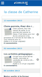 Mobile Screenshot of laclassedecathy.canalblog.com