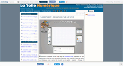 Desktop Screenshot of latoilenumerique.canalblog.com