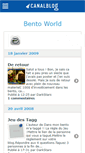 Mobile Screenshot of bentoworld.canalblog.com