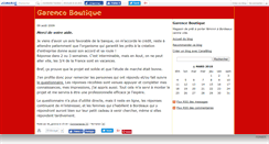 Desktop Screenshot of garenceboutique.canalblog.com