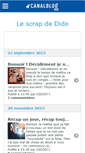 Mobile Screenshot of didoscrap.canalblog.com