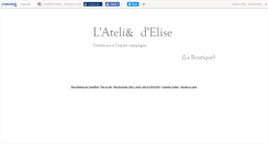 Desktop Screenshot of laboutiquedelise.canalblog.com
