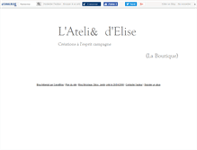 Tablet Screenshot of laboutiquedelise.canalblog.com