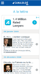 Mobile Screenshot of alalettre.canalblog.com
