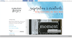 Desktop Screenshot of florilegesdesign.canalblog.com