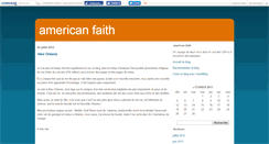 Desktop Screenshot of americanfaith.canalblog.com