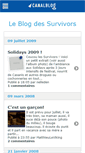 Mobile Screenshot of lessurvivors.canalblog.com