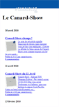 Mobile Screenshot of canardshow.canalblog.com