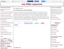 Tablet Screenshot of mylittlecapucine.canalblog.com