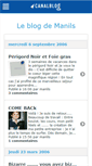 Mobile Screenshot of manils.canalblog.com
