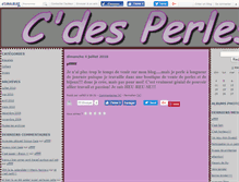 Tablet Screenshot of cdesperles.canalblog.com