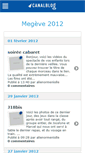 Mobile Screenshot of megeve2012.canalblog.com