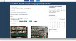 Desktop Screenshot of coussinalliance.canalblog.com