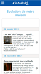 Mobile Screenshot of evolutionmaison.canalblog.com