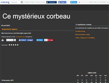 Tablet Screenshot of lecorbeau21.canalblog.com