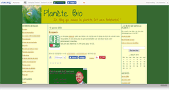 Desktop Screenshot of planetebio.canalblog.com