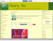 Tablet Screenshot of planetebio.canalblog.com