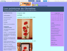 Tablet Screenshot of christineart.canalblog.com