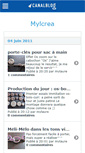Mobile Screenshot of mylcrea.canalblog.com