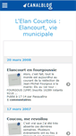 Mobile Screenshot of elancourt.canalblog.com