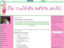 Tablet Screenshot of cuisineentreamis.canalblog.com