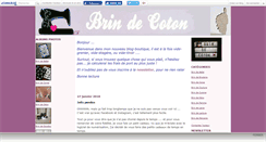 Desktop Screenshot of chezbrindecoton.canalblog.com