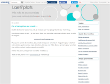 Tablet Screenshot of laetiplats.canalblog.com
