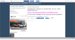Desktop Screenshot of lajoyeusepedale.canalblog.com