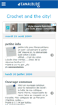 Mobile Screenshot of crochetcity.canalblog.com