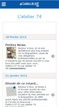 Mobile Screenshot of latelier74.canalblog.com