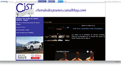 Desktop Screenshot of choraledesjeunes.canalblog.com