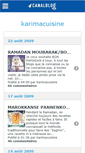 Mobile Screenshot of karimacuisine.canalblog.com