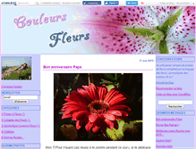 Tablet Screenshot of couleursfleurs.canalblog.com