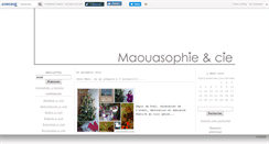 Desktop Screenshot of maouasophieandco.canalblog.com