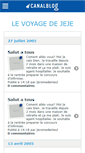 Mobile Screenshot of jeromedenieul.canalblog.com