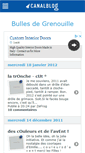 Mobile Screenshot of grenouilleabulle.canalblog.com