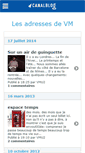 Mobile Screenshot of lesadressesdevm.canalblog.com