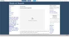 Desktop Screenshot of beauteetmode.canalblog.com