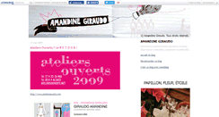 Desktop Screenshot of amandinegiraudo.canalblog.com