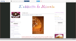 Desktop Screenshot of lassiette2mimosa.canalblog.com