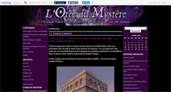 Desktop Screenshot of oreedumystere.canalblog.com