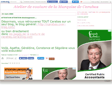 Tablet Screenshot of carabascouture.canalblog.com