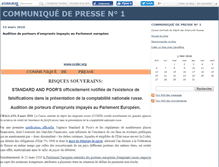 Tablet Screenshot of communiquepresse.canalblog.com