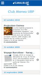 Mobile Screenshot of clubateneo.canalblog.com