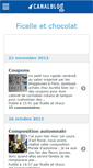 Mobile Screenshot of ficellechocolat.canalblog.com