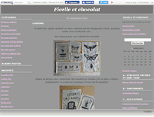 Tablet Screenshot of ficellechocolat.canalblog.com