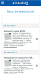 Mobile Screenshot of bebetemporelle.canalblog.com