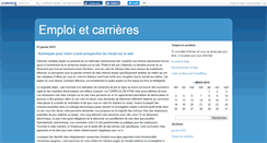Desktop Screenshot of emploietcarriere.canalblog.com