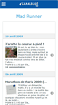 Mobile Screenshot of madrunner.canalblog.com